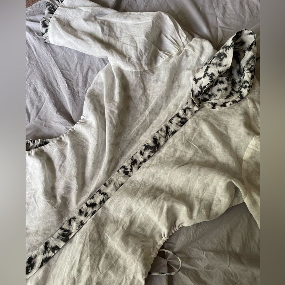 Abstract Cutout Midi Shirtdress - Picture 10 of 12